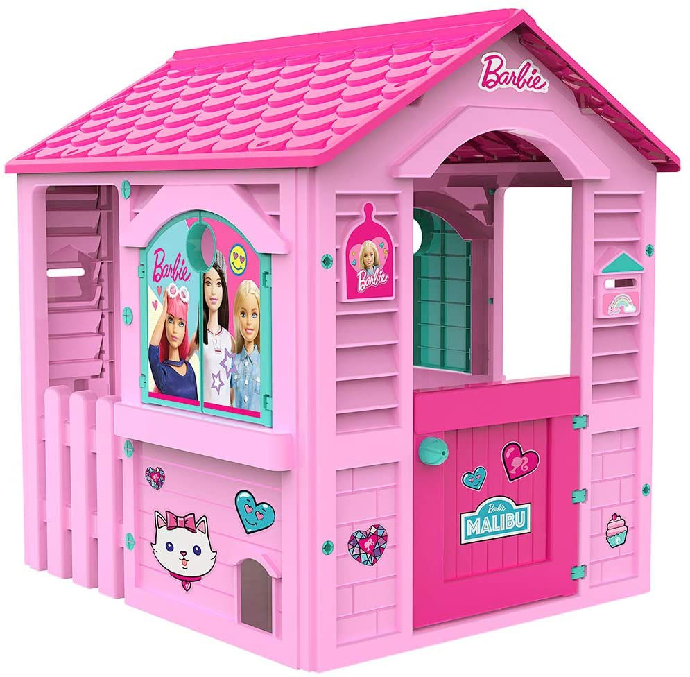 Casa de exterior para jardín de la Barbie