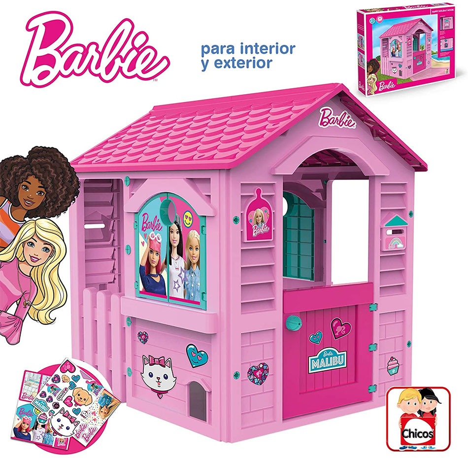 Casa Barbie Malibú para jardín o exteriores